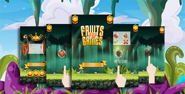Fruits Games Pop Game Template